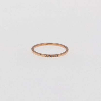 Εικόνα της Δαχτυλίδι με Διαμάντια από Ρόζ Χρυσό K14