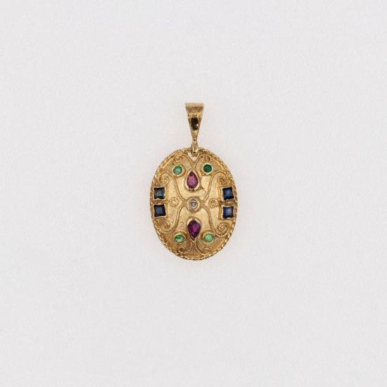 Εικόνα της Χρυσό K14 Μεταγιόν Βυζαντινού Ύφους