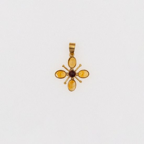 Εικόνα της Χρυσός K14 Σταυρός Αντικέ