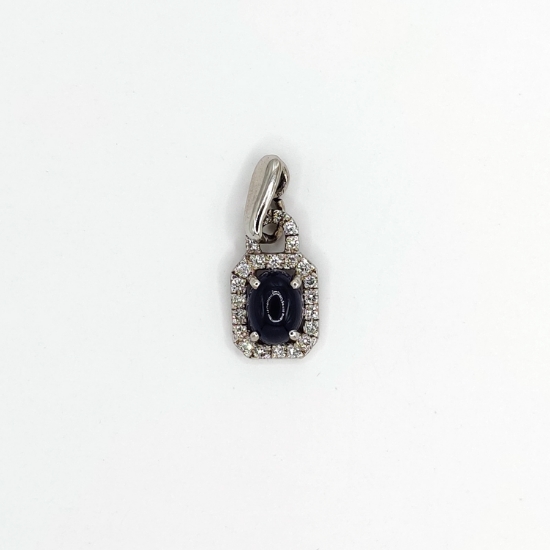 Εικόνα της Diamond White Gold K14 Pendant